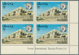 Dubai: 1971, Inauguration Of Dubai International Airport Set Of Two With 1r. 'Entrance Building And - Dubai