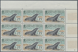 Französische Gebiete In Der Antarktis: 1960, Antarctic Animals (birds And Seals) Definitives Set Of - Brieven En Documenten