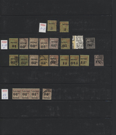 Gabun: 1865/1918, Used And Mint Collection On Stockpages (incl. Cote D'or 80c. Eagle With Blue Losan - Unused Stamps