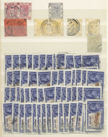 Hongkong: 1863-1992 Ca.: Mint And Used Collection And Duplication In Three Stockbooks, Definitives M - Altri & Non Classificati