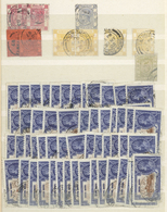 Hongkong: 1863-1992 Ca.: Mint And Used Collection And Duplication In Three Stockbooks, Definitives M - Autres & Non Classés