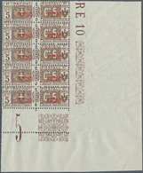 Italienisch-Somaliland - Paketmarken: 1926, Italy Parcel Stamp 5c. Brown With UNISSUED RED Overprint - Somalie