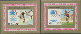 Jemen: 1985, Olympic Games Los Angeles '84, 20f. To 325f., 25 Complete Sets Of Six De Luxe Sheets Ea - Yémen