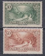 Andorre N° 65 + 67 X Paysages, Partie De Série : Les 2 Valeurs Trace De Charnière Sinon TB - Unused Stamps