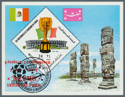 Jemen - Königreich: 1970, Winners Of The Football World Championship Mexico Imperf. Miniature Sheet - Yemen