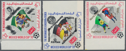 Jemen - Königreich: 1970, Winners Of The Football World Championship Mexico Duplicates Of The Perf. - Yémen