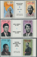 Kamerun: 1969, Prominent Persons (Mahatma Gandhi, Martin Luther King, John F. And Robert F. Kennedy) - Cameroun (1960-...)