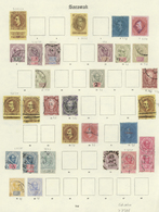 Malaiische Staaten - Sarawak: 1869-1941, Used Collection (plus A Few Mint) From First Issue (1869 3c - Other & Unclassified