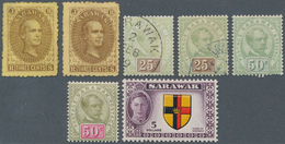 Malaiische Staaten - Sarawak: 1869-1960's: Several Part Collections And Groups Of Near To 500 Stamps - Sonstige & Ohne Zuordnung