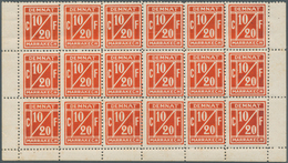 Marokko: DEMNAT MARRAKECH: 1907, Local Issue 10/20c. Orange-red With Initials ‚CF‘ (Charles Firbach - Cartas & Documentos