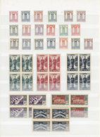 Marokko: 1943/1955, Collection Of Apprx. 110 Imperforate Stamps (incl. Some Duplication And Blocks O - Covers & Documents