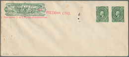 Mexiko - Ganzsachen: 1885-95 Ca.- WELLS FARGO Et Al.: Collection Of 55 Special Postal Stationery Env - Mexique