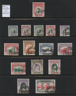 Pakistan - Bahawalpur: 1945-49 Complete Used Collection Including Officials And UPU Both Perforation - Pakistán