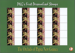 Papua Neuguinea: 2007. Lot With 500 Sheets ORCHIDS 0.85k With BLANK LABEL. 20 Stamps And 20 Labels P - Papoea-Nieuw-Guinea