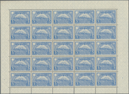 SCADTA - Ausgaben Für Ecuador: 1929, Pictorials, 5s. Ultramarine, 86 Stamps Within Units, Unmounted - Equateur