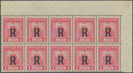 SCADTA - Ausgaben Für Ecuador: 1929, Registration Stamp 1s. Rose ‚Cathedral Of Quito‘ With Black Opt - Equateur