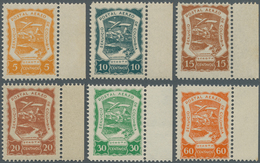 SCADTA - Ausgaben Für Kolumbien: 1921/1923, SERVICIO POSTAL AEREO DE COLOMBIA Six Values In Differen - Kolumbien