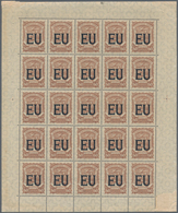 SCADTA - Länder-Aufdrucke: 1923, United States "EU", Black Machine Overprint On 60c. Yellow-brown, 1 - Vliegtuigen