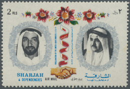 Schardscha / Sharjah: 1962/1972 (ca.), Accumulation In Large Box Loose Or With Some Issues Sorted In - Schardscha
