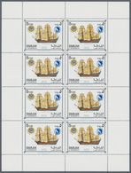 Schardscha / Sharjah: 1969, Sailing Ships With Opt. Of Blue APOLLO 12 Emblem In An Investment Lot Wi - Schardscha