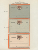 Oranjefreistaat: 1884/1902, THE POSTAL CARDS OF THE ORANGE FREE STATE, Exhibition Collection With 52 - Oranje Vrijstaat (1868-1909)