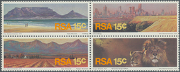 Südafrika: 1975, Tourism Se-tenant Block Of Four (Table Mountain, Cape Vineyards, Johannesburg And L - Used Stamps