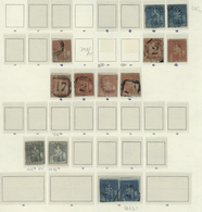 Trinidad Und Tobago: 1851-1935, Collection Of Mint And Used Stamps On Old Album Leaves, From Early I - Trinidad En Tobago (1962-...)