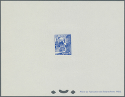 Tunesien: 1956, Definitves "Tourism" (Views O Tunisia), 50c. To 75fr., Set Of 17 Epreuve De Luxe And - Briefe U. Dokumente