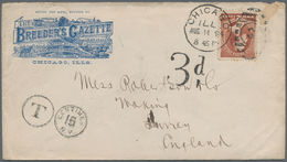 Vereinigte Staaten Von Amerika: 1838/1933: Lot Of 28 Envelopes And Postal Stationeries Including Pre - Briefe U. Dokumente