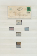 Vereinigte Staaten Von Amerika: 1847/1920 (ca.), Used And Mint Collection In A Stockbook, Varied Con - Lettres & Documents