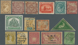 Alle Welt: 1850/1960 (ca.), Accumulation In Large Box With Stamps Throughout The Whole World With A - Colecciones (sin álbumes)