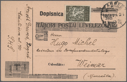 Alle Welt: 1860/1960 (ca.), Schachtel Voll Mit Briefen, Karten Und GSK Aus Europa/Übersee, Dabei Vie - Colecciones (sin álbumes)