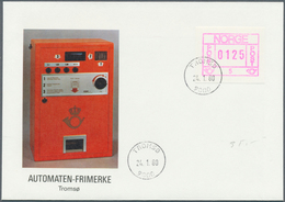 Alle Welt: 1981/1990 (ca.), Umfassende Sammlung Der Frühen Automatenmarken Von Aland Bis Zimbabwe, A - Colecciones (sin álbumes)