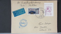 DDR : Sonderpostbeförderung BERLIN-ANKLAM 9.8.80 Mit SoSt. AEROSOZPHILEX 80, Best.Stpl, Cachet Und So-Ausg. 20 Pf. - Airmail