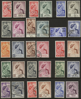 British Commonwealth: 1948-49 Royal Silver Wedding: Collection Of 114 Different Stamps Used, Includi - Other & Unclassified