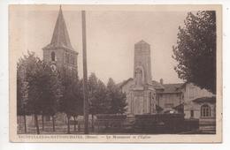 55.443/ VIGNEULLES Les HATTONCHATEL - Le Monument Et L'église - Vigneulles Les Hattonchatel