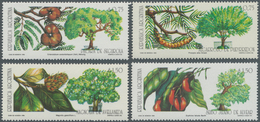 Thematik: Bäume / Trees: 1993, ARGENTINA: Trees In Buenos Aires Complete Set Of Four Showing ‚Entero - Trees