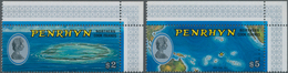 Thematik: Landkarten / Maps: 1975, PENRHYN: Definitives Complete Set Of Two $2 Penrhyn Atoll And $5 - Geographie