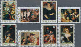 Thematik: Malerei, Maler / Painting, Painters: 1977, RWANDA: 400th Birthday Of Rubens Complete Set O - Otros & Sin Clasificación