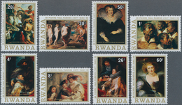 Thematik: Malerei, Maler / Painting, Painters: 1977, RWANDA: 400th Birthday Of Rubens Complete Set O - Andere & Zonder Classificatie