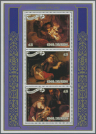 Thematik: Malerei, Maler / Painting, Painters: 1987, COOK ISLANDS: Christmas Miniature Sheet With Th - Other & Unclassified