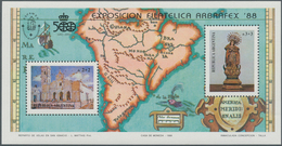 Thematik: Malerei, Maler / Painting, Painters: 1988, ARGENTINA: Stamp Exhibition Argentine-Brazil Mi - Otros & Sin Clasificación