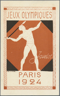 Thematik: Olympische Spiele / Olympic Games: 1924, France For Paris 1924. Complete Set Of 8 Art Deco - Autres & Non Classés