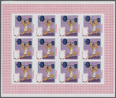 Thematik: Olympische Spiele / Olympic Games: 1968, Fujeira. Progressive Proofs Set Of Sheets For The - Other & Unclassified