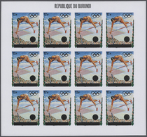 Thematik: Olympische Spiele / Olympic Games: 1972, Burundi. Progressive Proofs Set Of Sheets For The - Otros & Sin Clasificación