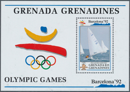 Thematik: Olympische Spiele / Olympic Games: 1992, GRENADA/Grenadines: Summer Olympics Barcelona Min - Otros & Sin Clasificación