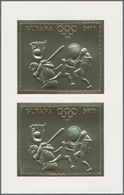 Thematik: Olympische Spiele / Olympic Games: 1993, Guyana For Summer Games Atlanta '96. Lot Of 100 G - Otros & Sin Clasificación