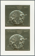 Thematik: Olympische Spiele / Olympic Games: 1993, Guyana For Summer Games Atlanta '96. Lot Of 100 G - Autres & Non Classés