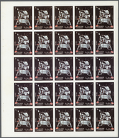 Thematik: Raumfahrt / Astronautics: 1972. Sharjah. Progressive Proof (6 Phases) In Complete Sheets O - Other & Unclassified
