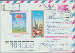 Thematik: Raumfahrt / Astronautics: 1977/1980: Small Lot Of 10 Covers, Written By Cosmonauts To The - Other & Unclassified